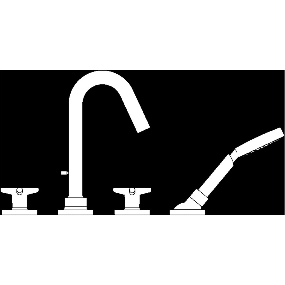 AXOR-Citterio-M-4-hole-tile-mounted-bath-mixer-with-star-handles-and-escutcheons-34456-technical-03