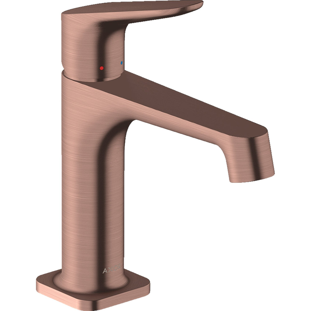 AXOR-Citterio-M-Single-lever-basin-mixer-100-with-pop-up-waste-set-Brushed-Red-Gold-34013310