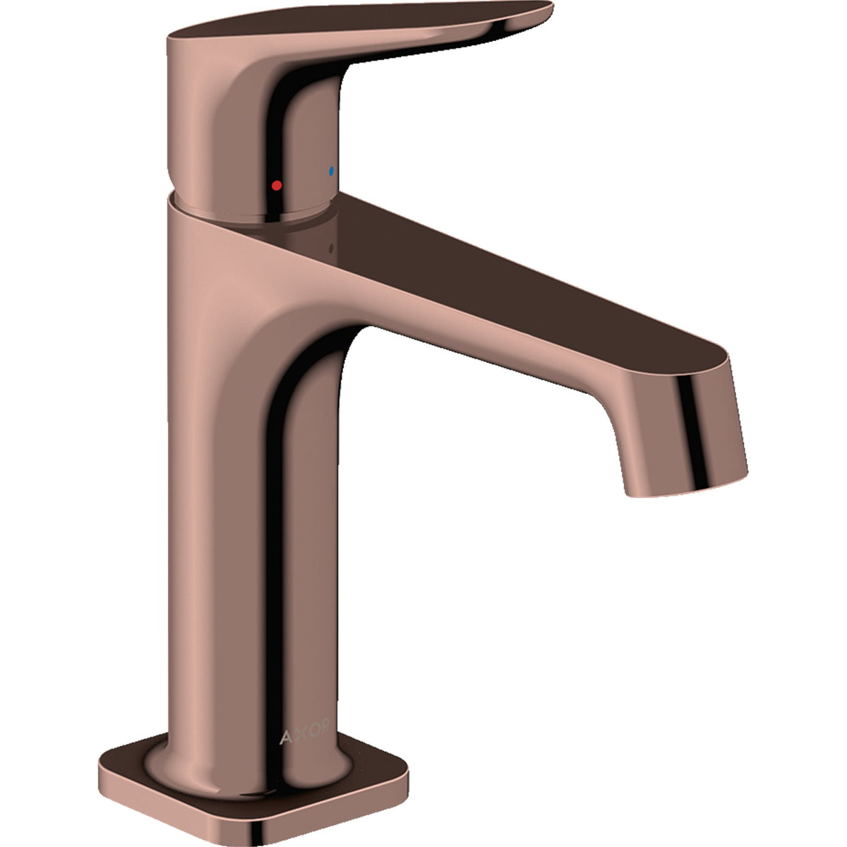 AXOR-Citterio-M-Single-lever-basin-mixer-100-with-pop-up-waste-set-Polished-Red-Gold-34013300