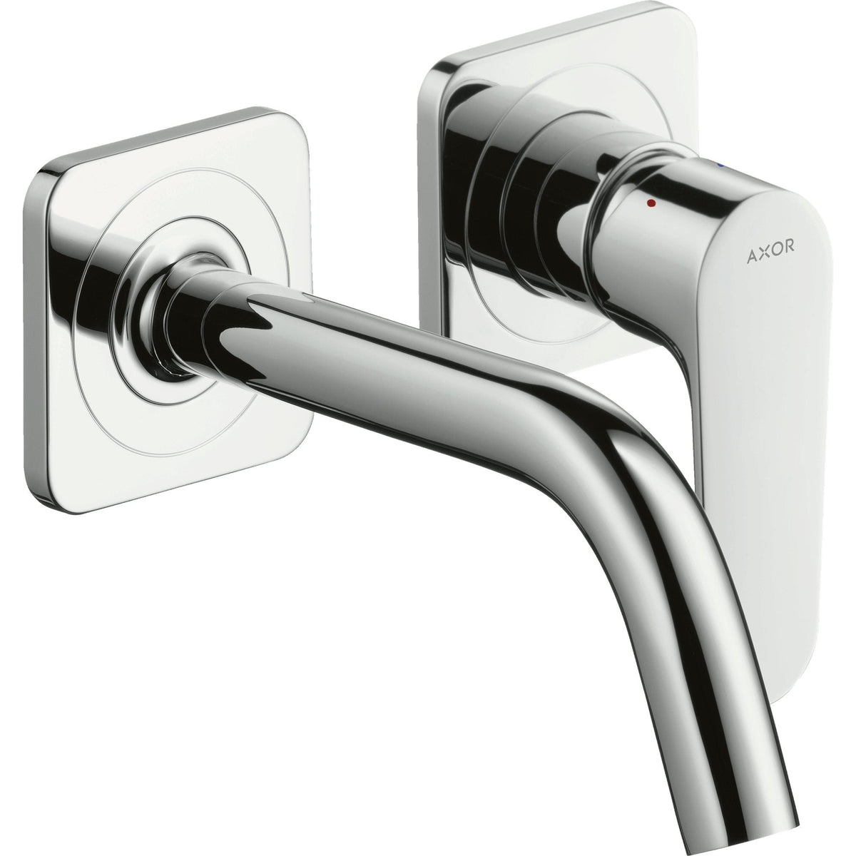 AXOR-Citterio-M-Single-lever-basin-mixer-for-concealed-installation-wall-mounted-with-spout-167-mm-and-escutcheons-Polished-Chrome-34113020