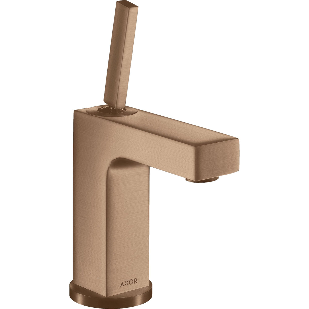 AXOR-Citterio-Single-lever-basin-mixer-110-with-pin-handle-and-waste-set-Brushed-Red-Gold-39018310