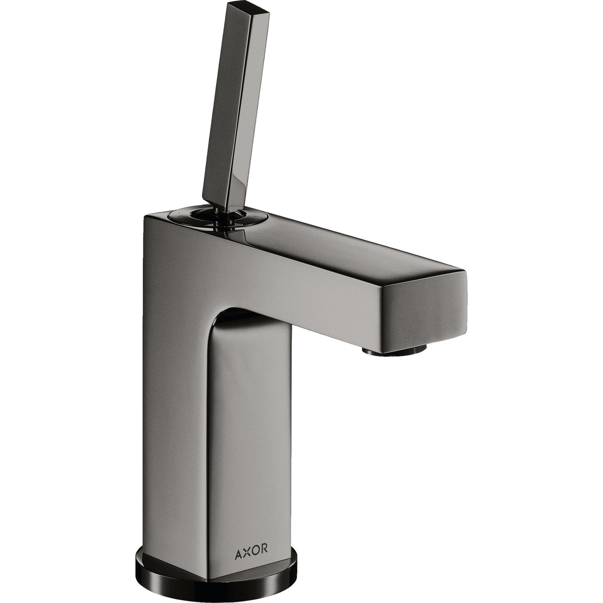 AXOR-Citterio-Single-lever-basin-mixer-110-with-pin-handle-and-waste-set-Polished-Black-Chrome-39018330