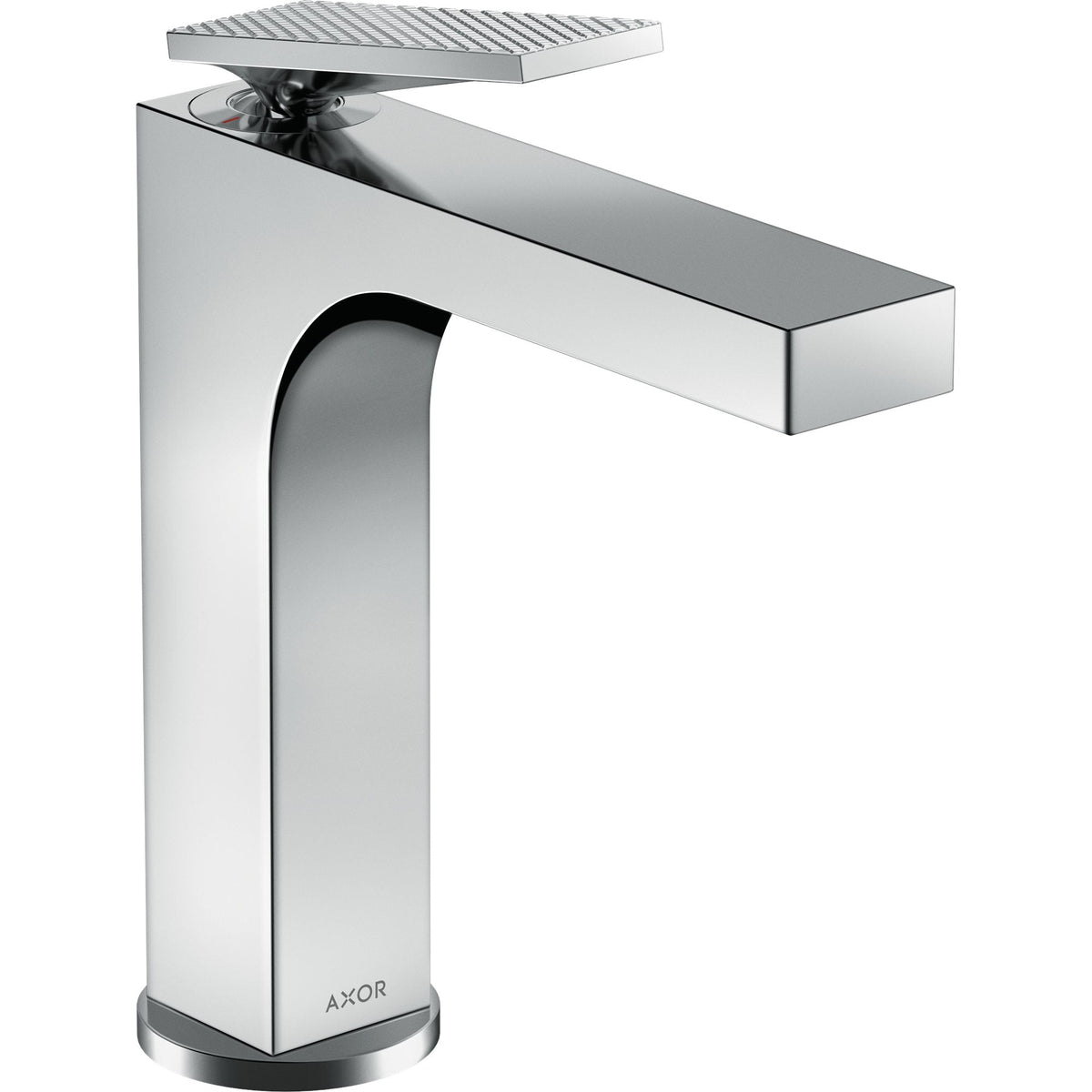 AXOR-Citterio-Single-lever-basin-mixer-160-with-lever-handle-and-waste-set-rhombic-cut-Chrome-39081000