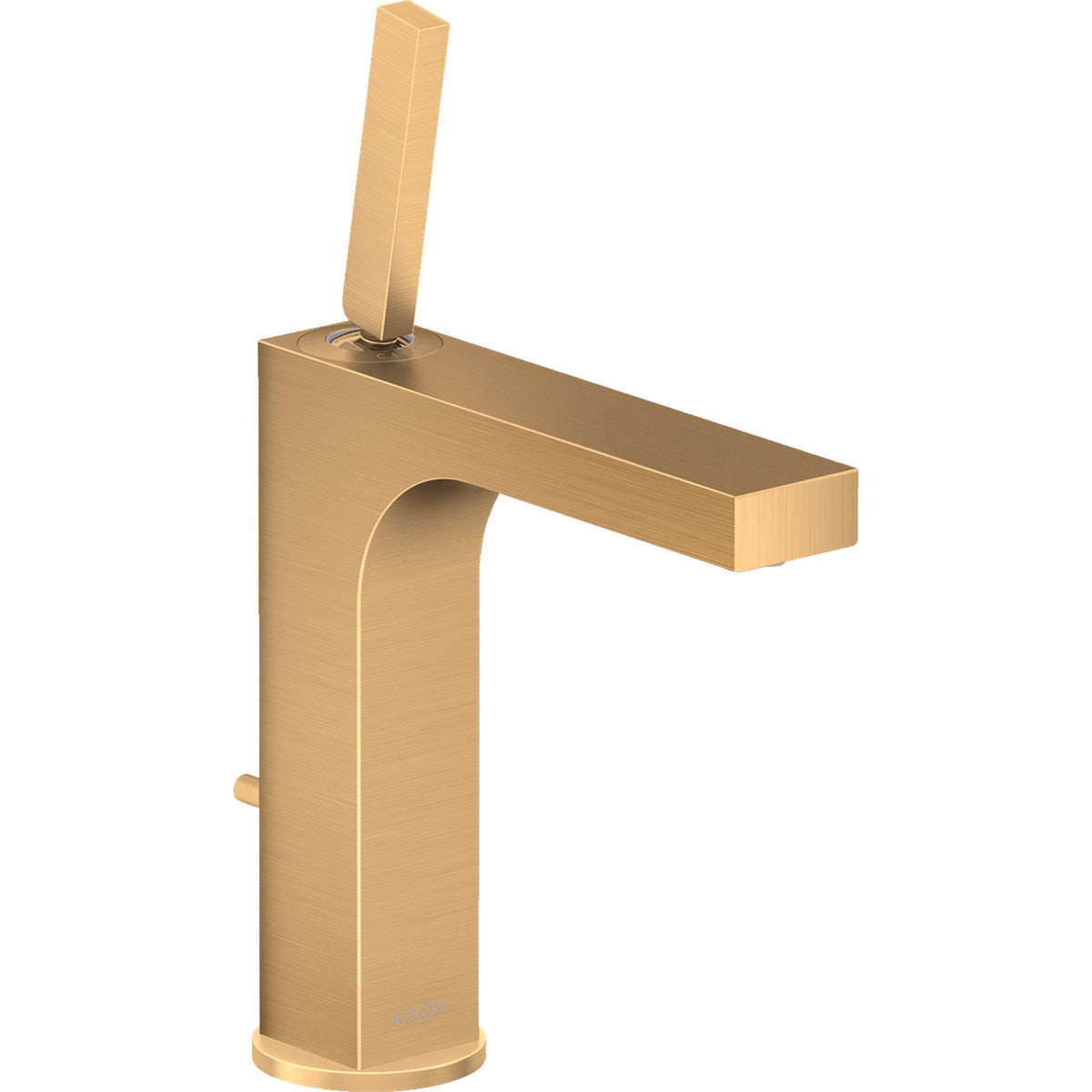 AXOR-Citterio-Single-lever-basin-mixer-160-with-pin-handle-and-pop-up-waste-set-Brushed-Brass-39031950