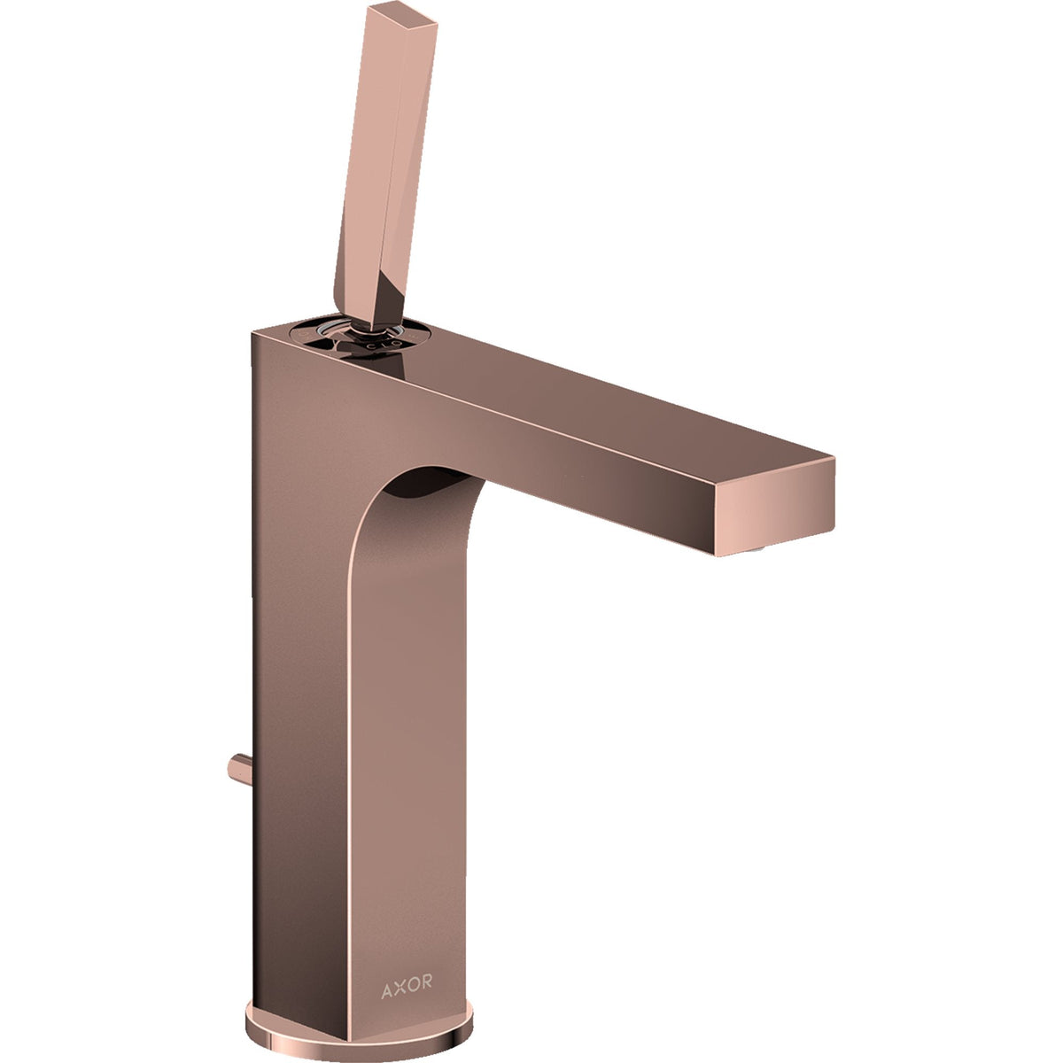 AXOR-Citterio-Single-lever-basin-mixer-160-with-pin-handle-and-pop-up-waste-set-Polished-Red-Gold-39031300