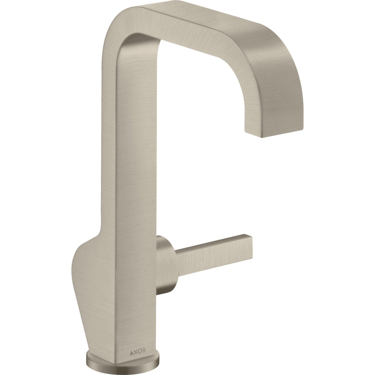 AXOR-Citterio-Single-lever-basin-mixer-190-with-pin-handle-and-waste-set-Brushed-Nickel-39037820
