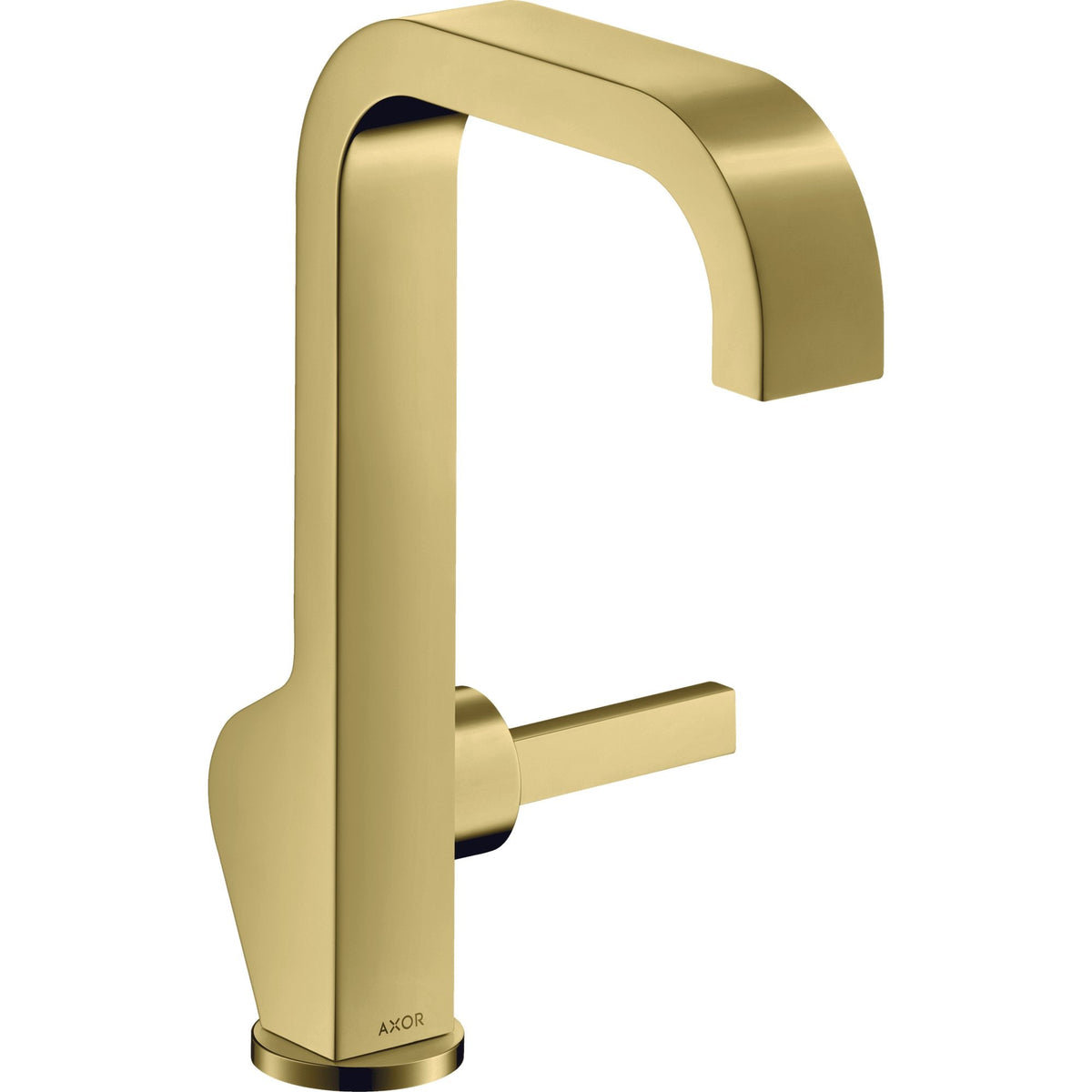 AXOR-Citterio-Single-lever-basin-mixer-190-with-pin-handle-and-waste-set-Polished-Brass-39037930