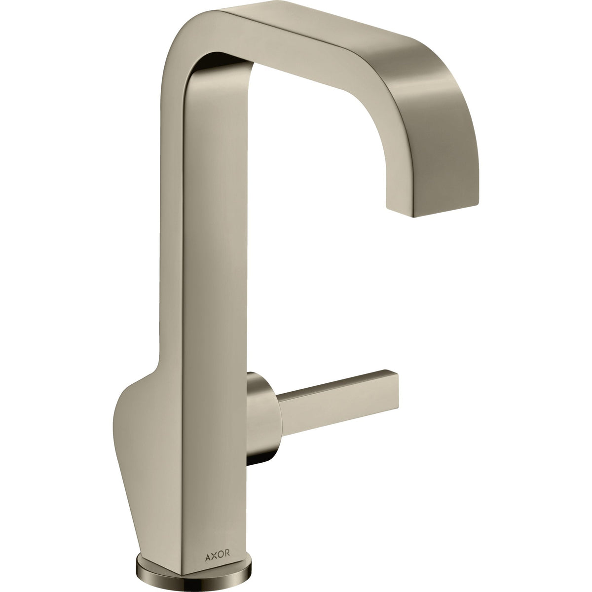 AXOR-Citterio-Single-lever-basin-mixer-190-with-pin-handle-and-waste-set-Polished-Nickel-39037830