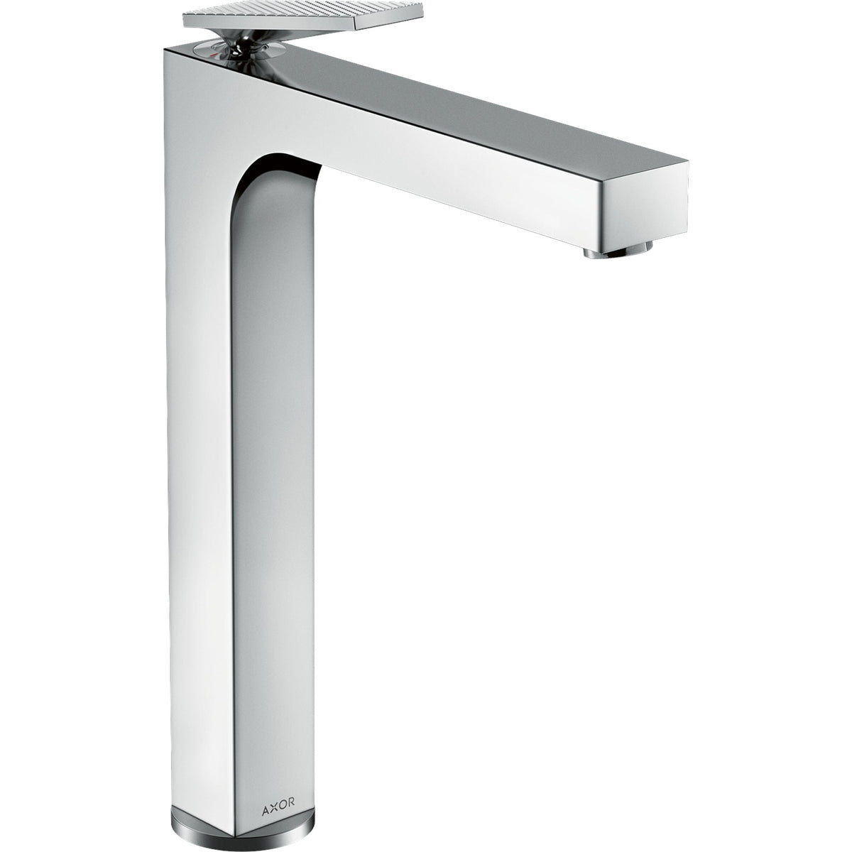 AXOR-Citterio-Single-lever-basin-mixer-280-with-lever-handle-for-wash-bowls-with-waste-set-rhombic-cut-Chrome-39151000