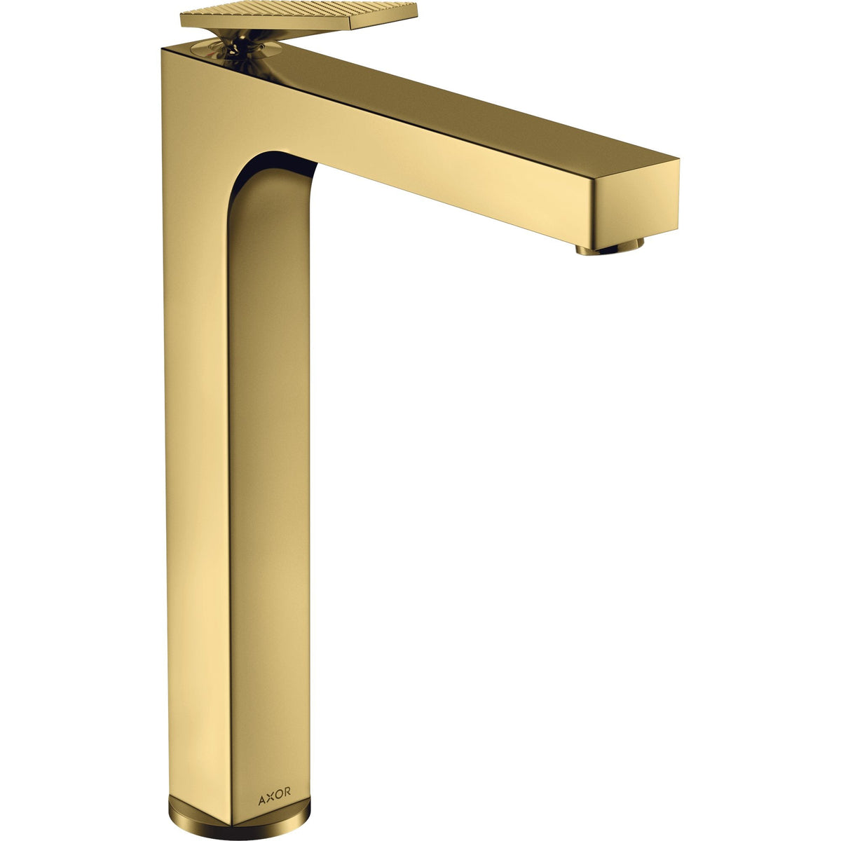 AXOR-Citterio-Single-lever-basin-mixer-280-with-lever-handle-for-wash-bowls-with-waste-set-rhombic-cut-Polished-Gold-Optic-39151990