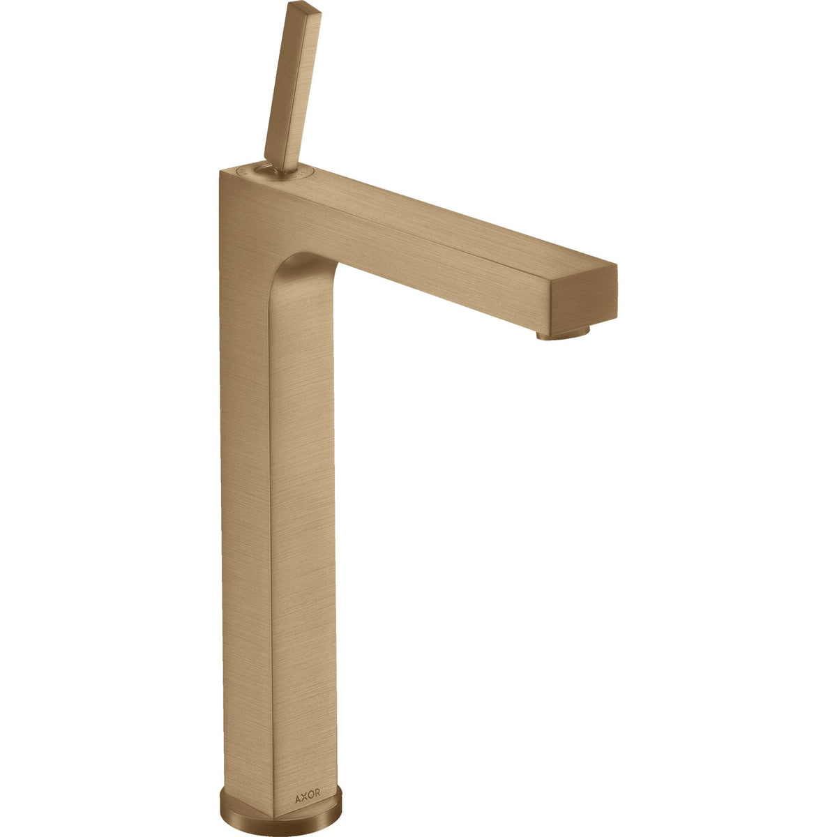 AXOR-Citterio-Single-lever-basin-mixer-280-with-pin-handle-for-wash-bowls-with-pop-up-waste-set-Brushed-Bronze-39020140