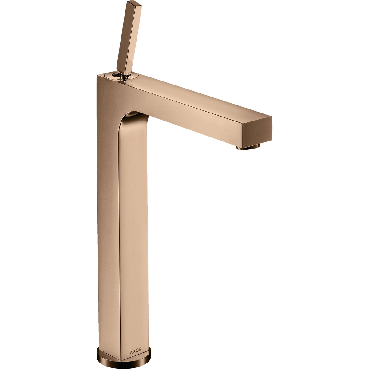 AXOR-Citterio-Single-lever-basin-mixer-280-with-pin-handle-for-wash-bowls-with-pop-up-waste-set-Polished-Red-Gold-39020300