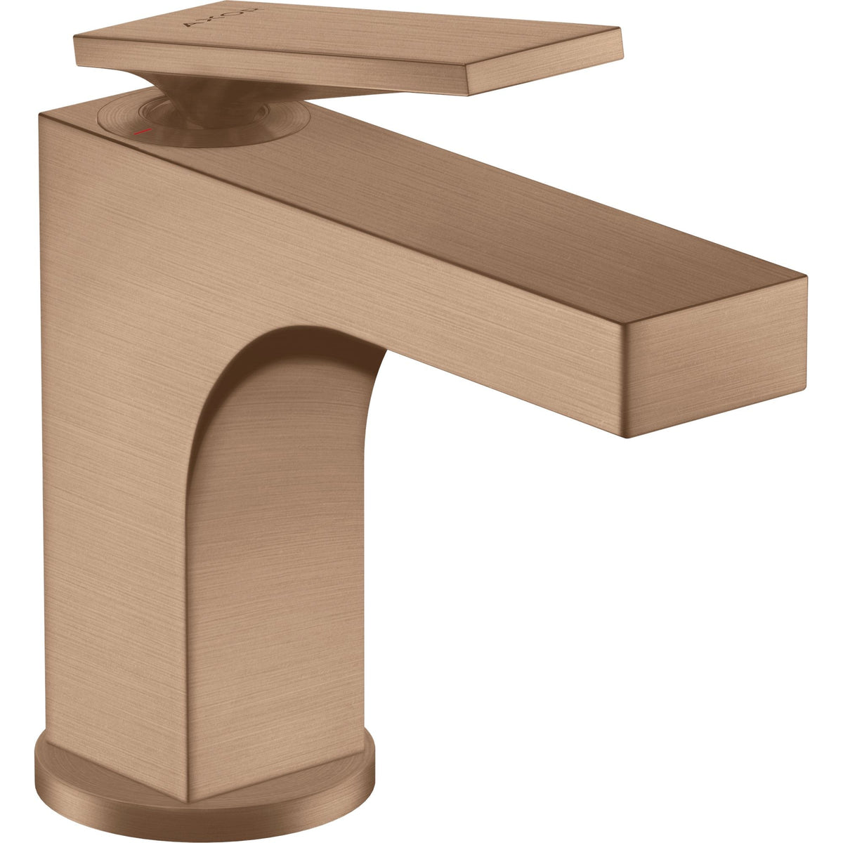 AXOR-Citterio-Single-lever-basin-mixer-90-with-lever-handle-for-hand-wash-basins-with-pop-up-waste-set-Brushed-Red-Gold-39022310