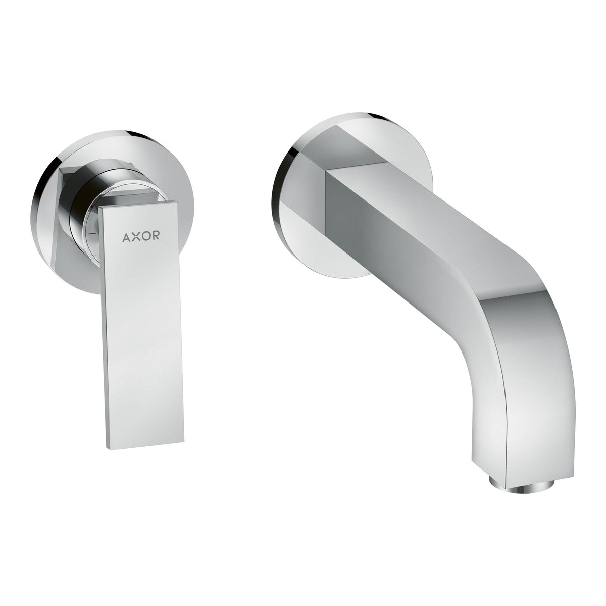AXOR-Citterio-Single-lever-basin-mixer-for-concealed-installation-wall-mounted-with-lever-handle-spout-220-mm-and-escutcheons-Chrome-39121000