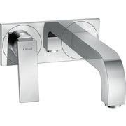 AXOR-Citterio-Single-lever-basin-mixer-for-concealed-installation-wall-mounted-with-lever-handle-spout-220-mm-and-plate-Chrome-39119000