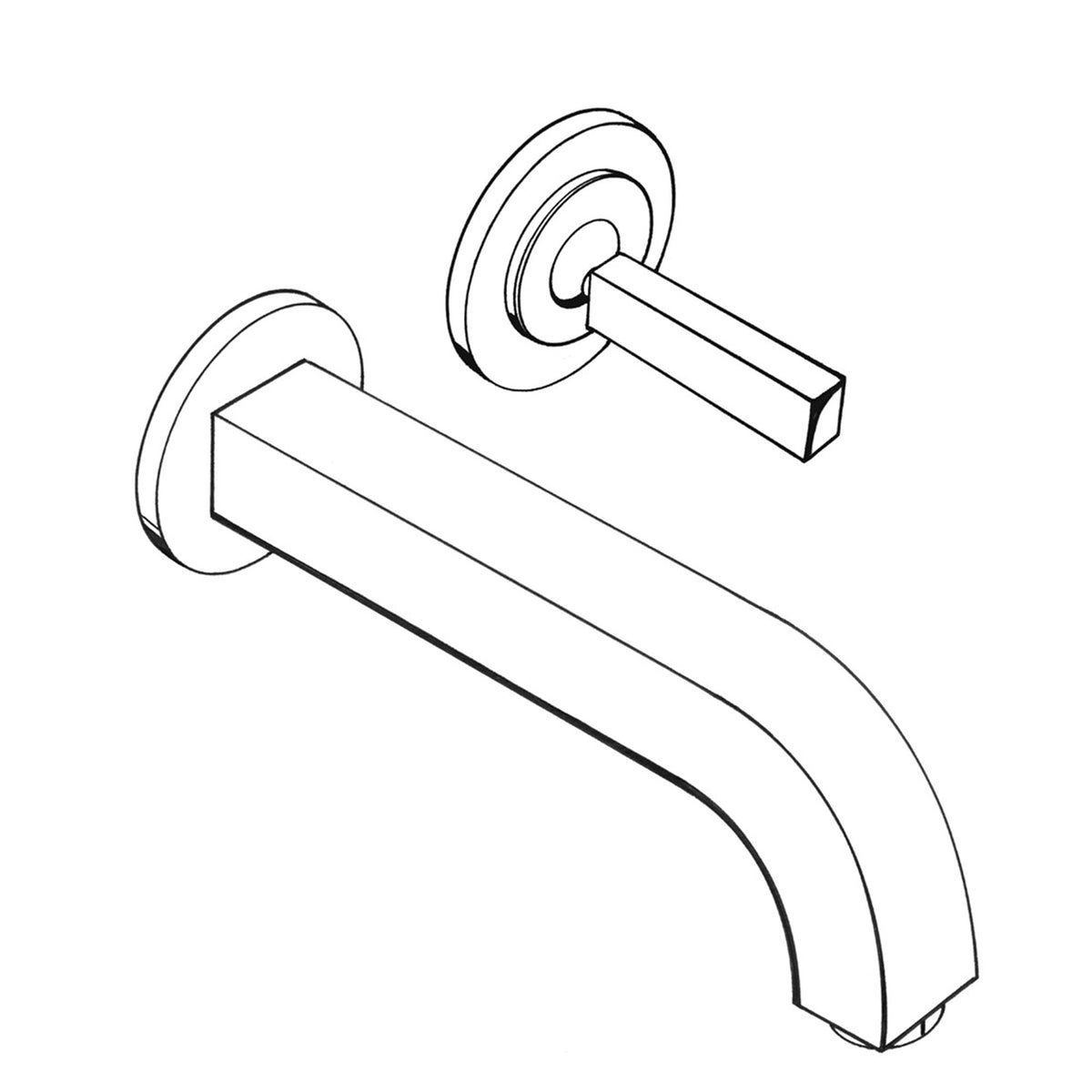 AXOR-Citterio-Single-lever-basin-mixer-for-concealed-installation-wall-mounted-with-pin-handle-spout-220-mm-and-escutcheons-39116-technical-04