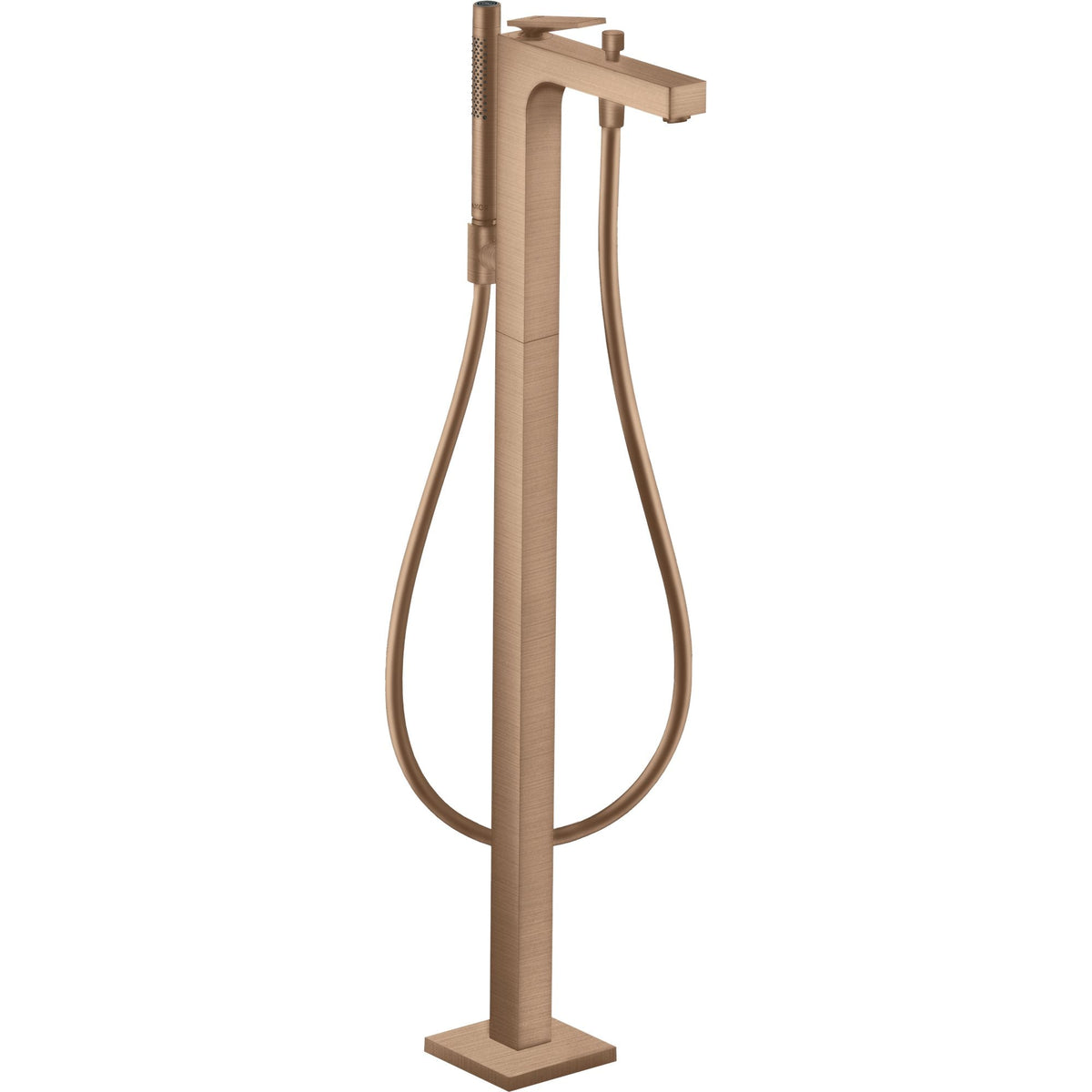 AXOR-Citterio-Single-lever-bath-mixer-floor-standing-with-lever-handle-Brushed-Red-Gold-39440310