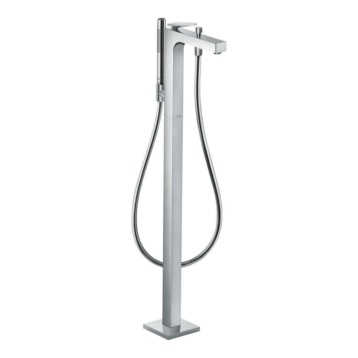 AXOR-Citterio-Single-lever-bath-mixer-floor-standing-with-lever-handle-rhombic-cut-Chrome-39471000