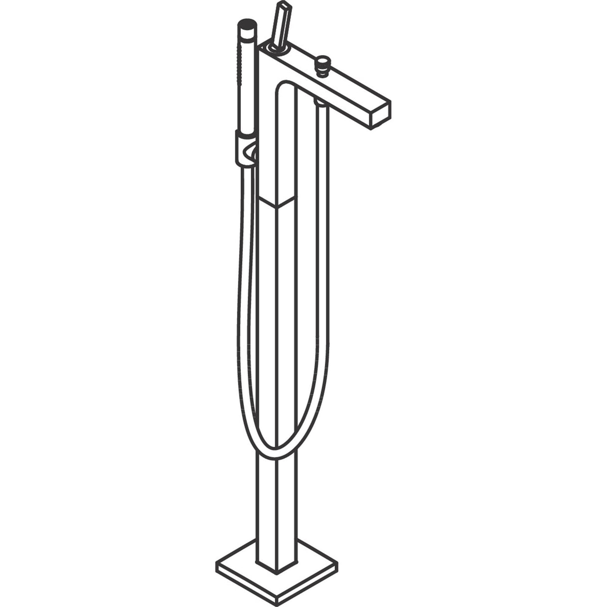 AXOR-Citterio-Single-lever-bath-mixer-floor-standing-with-pin-handle-39451-technical-03