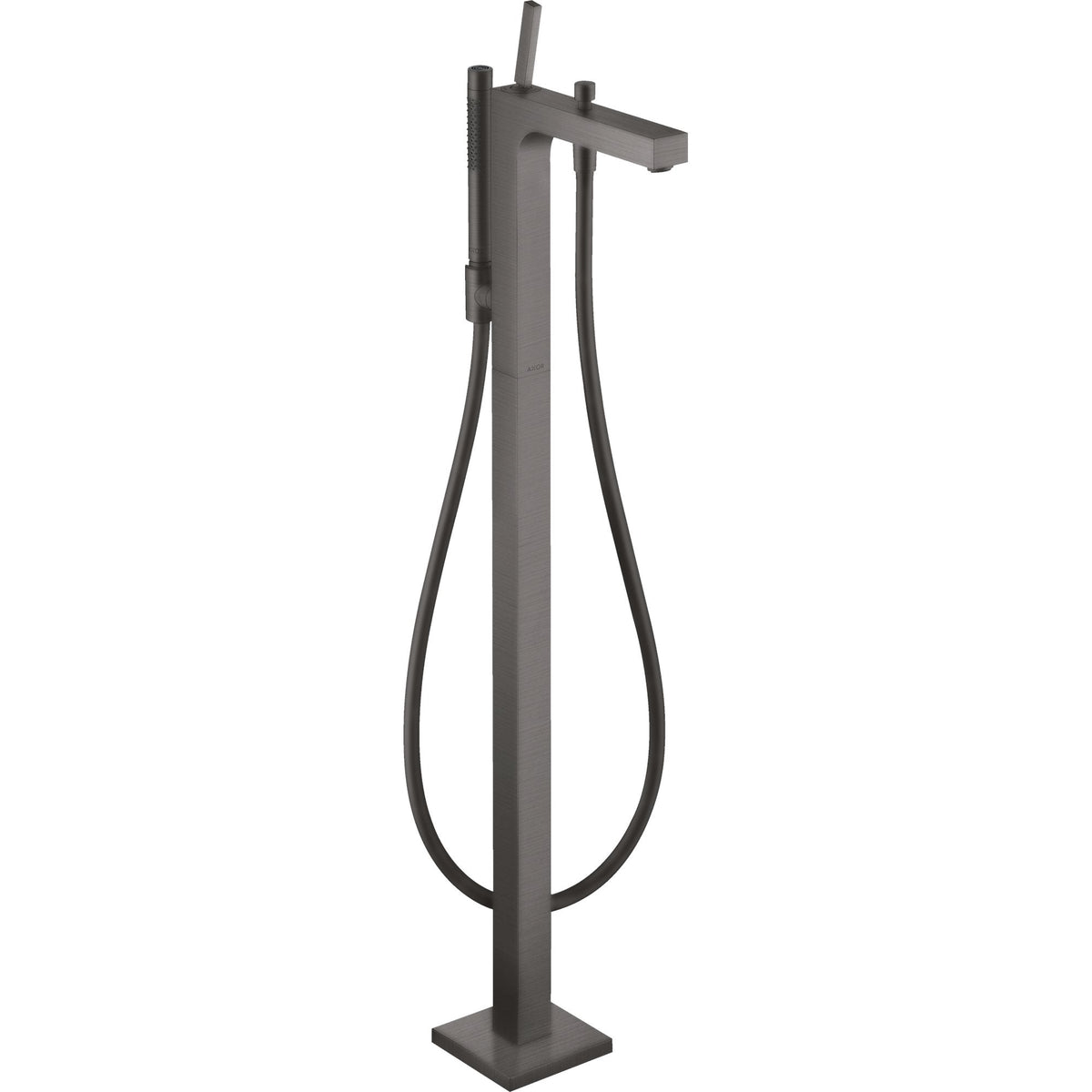 AXOR-Citterio-Single-lever-bath-mixer-floor-standing-with-pin-handle-Brushed-Black-Chrome-39451340