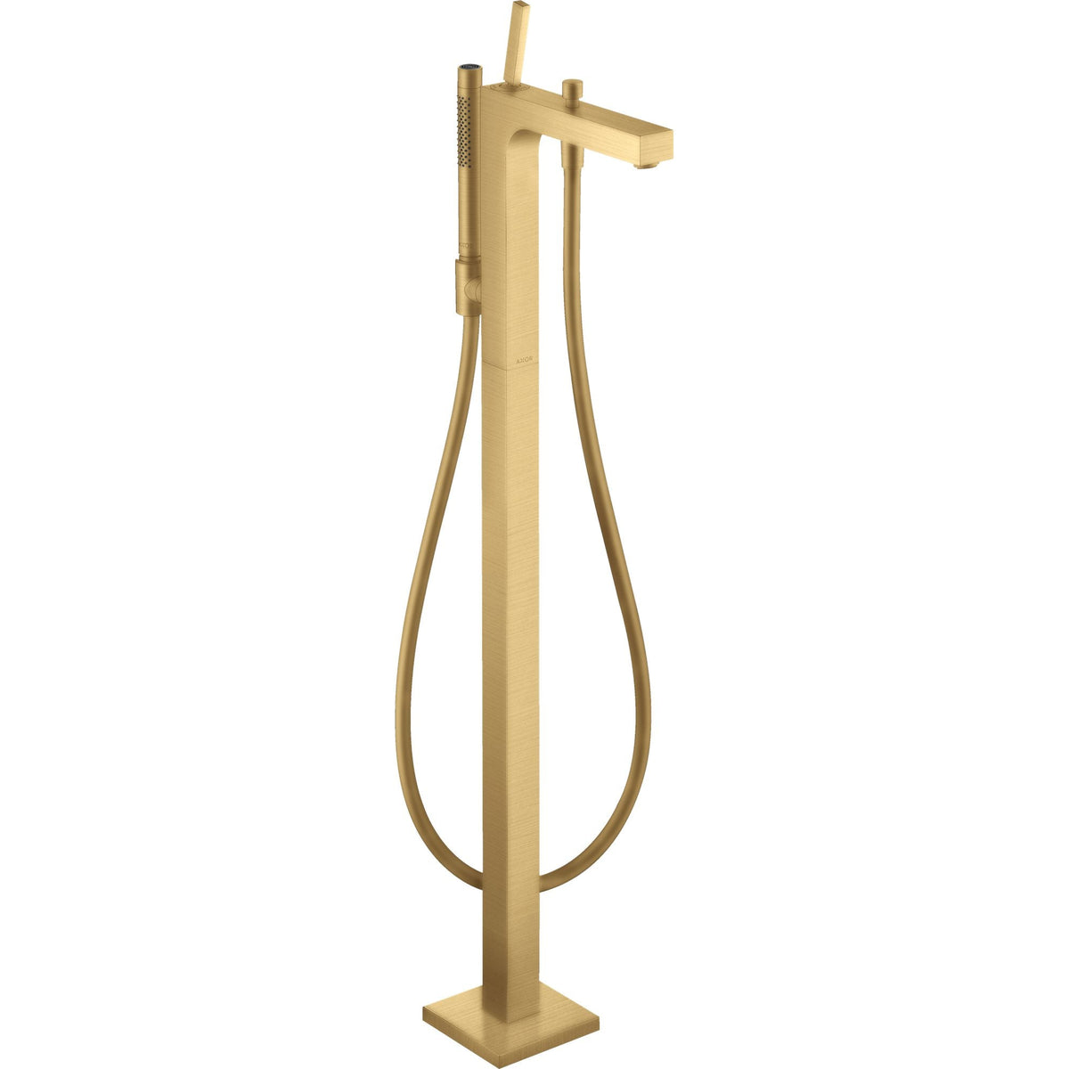 AXOR-Citterio-Single-lever-bath-mixer-floor-standing-with-pin-handle-Brushed-Gold-Optic-39451250