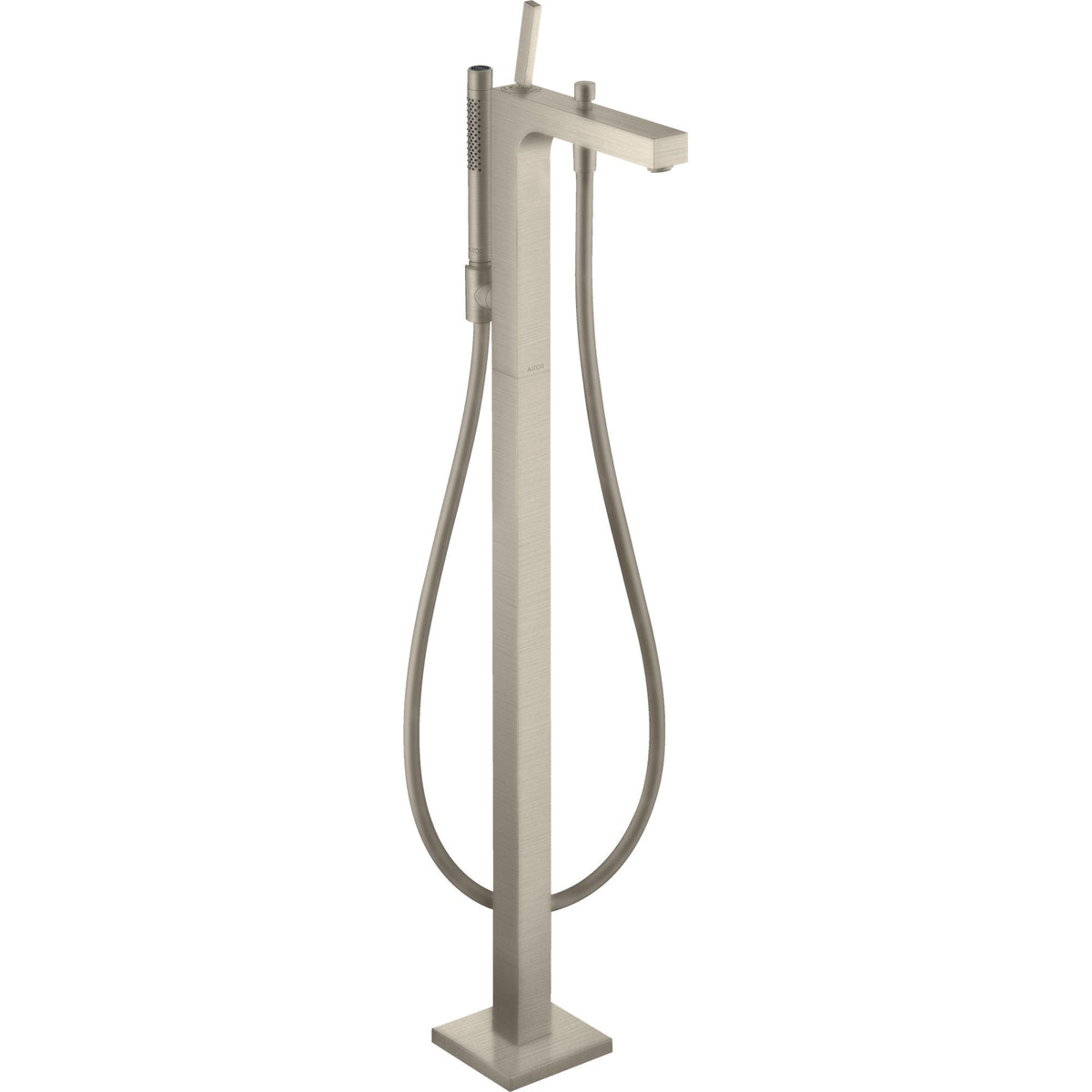 AXOR-Citterio-Single-lever-bath-mixer-floor-standing-with-pin-handle-Brushed-Nickel-39451820