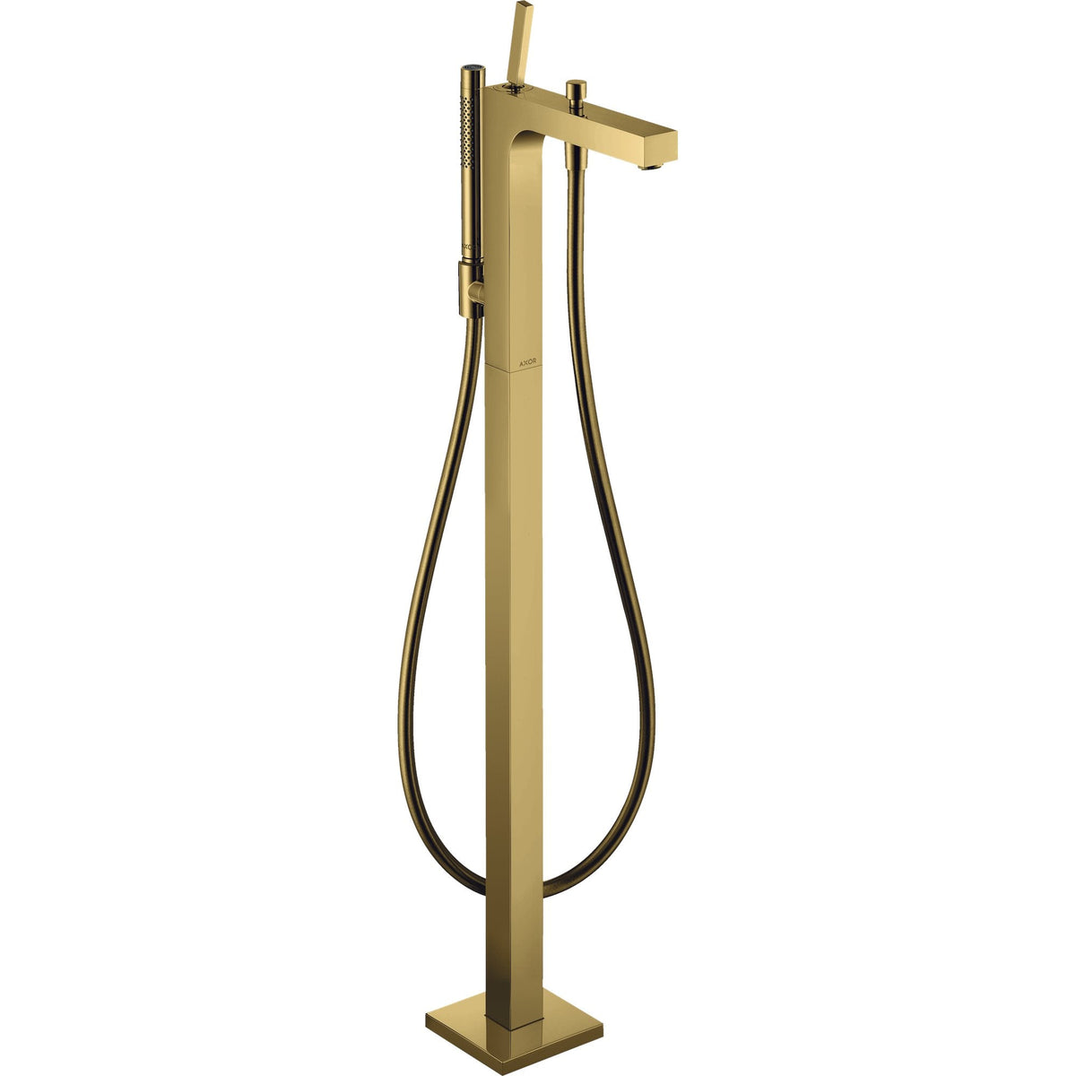 AXOR-Citterio-Single-lever-bath-mixer-floor-standing-with-pin-handle-Polished-Gold-Optic-39451990