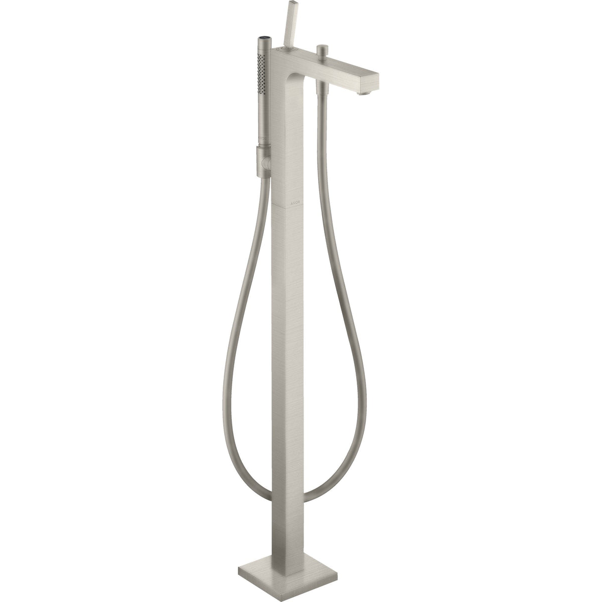 AXOR-Citterio-Single-lever-bath-mixer-floor-standing-with-pin-handle-Stainless-Steel-Optic-39451800