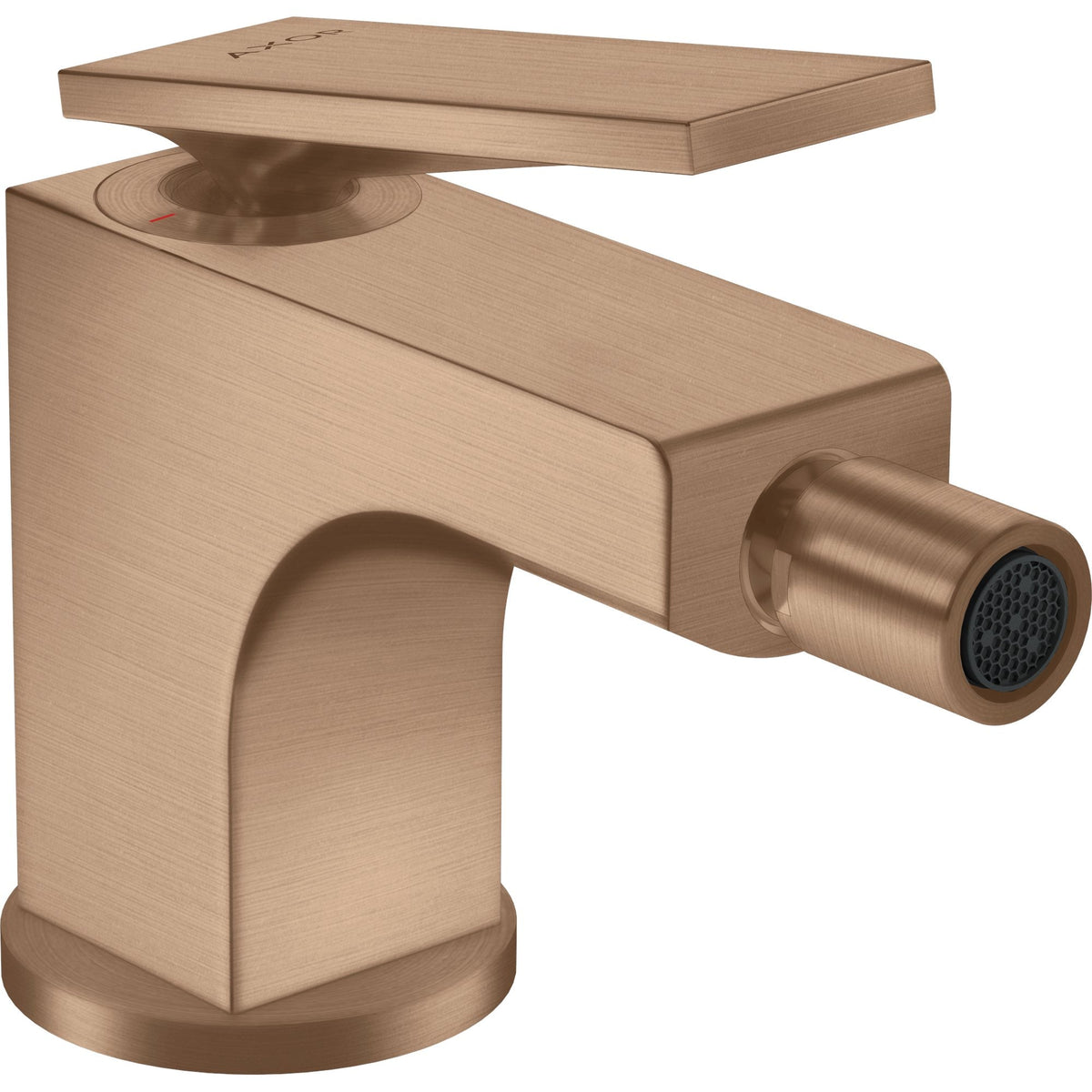 AXOR-Citterio-Single-lever-bidet-mixer-with-lever-handle-and-pop-up-waste-set-Brushed-Red-Gold-39214310