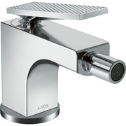 AXOR-Citterio-Single-lever-bidet-mixer-with-lever-handle-and-pop-up-waste-set-rhombic-cut-Chrome-39201000
