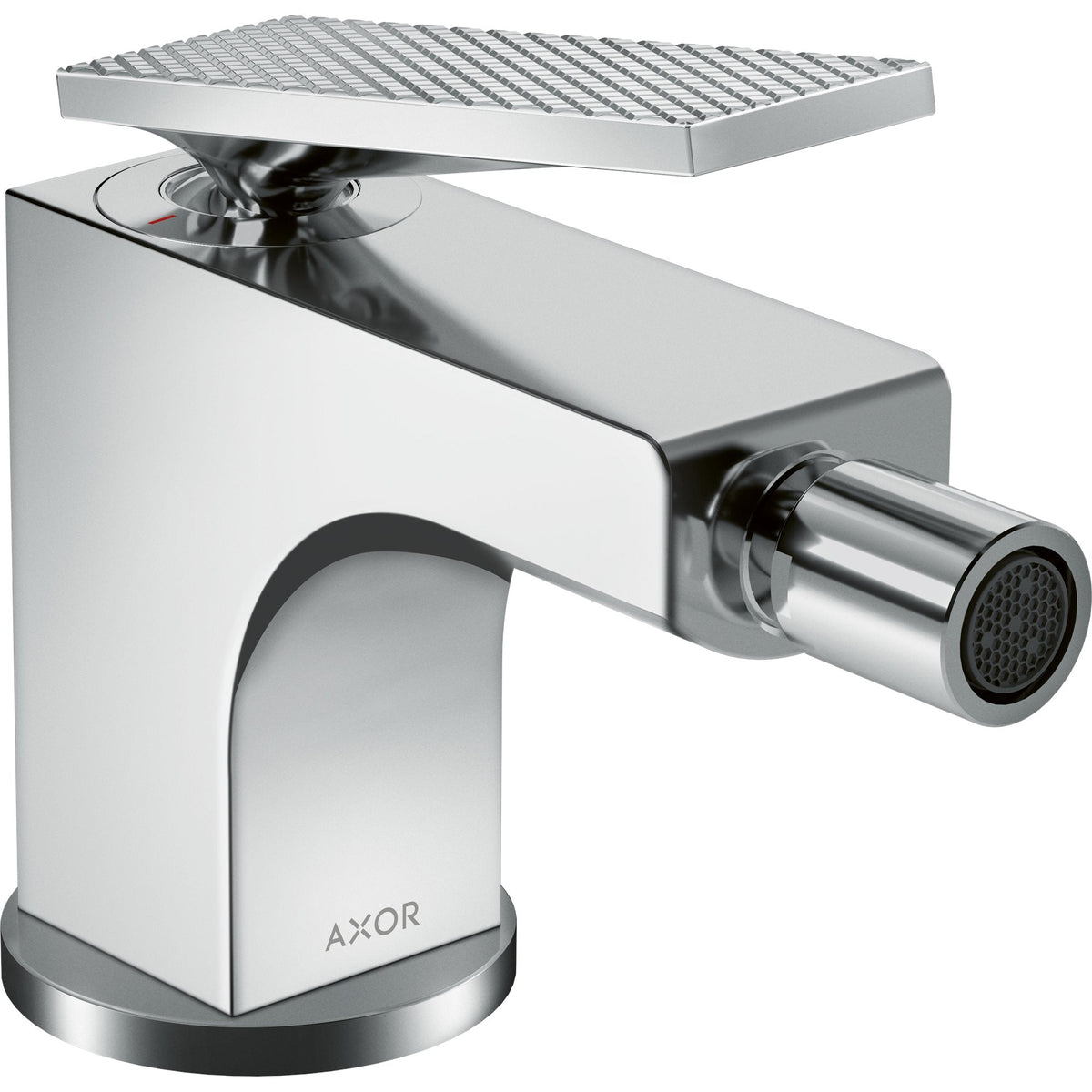 AXOR-Citterio-Single-lever-bidet-mixer-with-lever-handle-and-pop-up-waste-set-rhombic-cut-Chrome-39201000