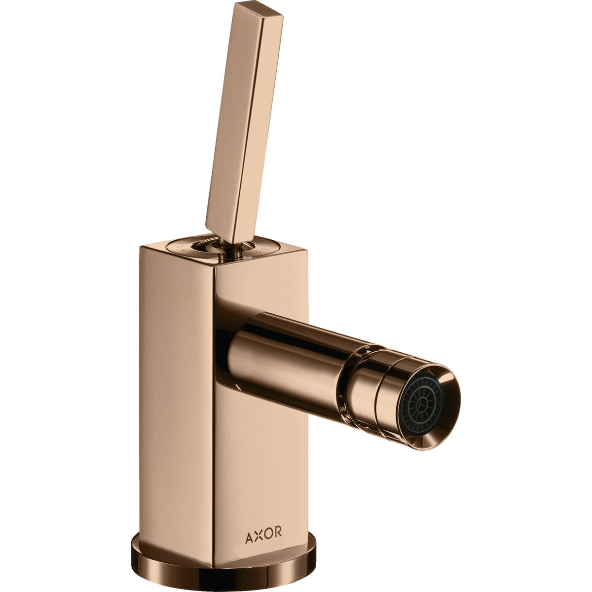 AXOR-Citterio-Single-lever-bidet-mixer-with-pop-up-waste-set-Polished-Red-Gold-39200300
