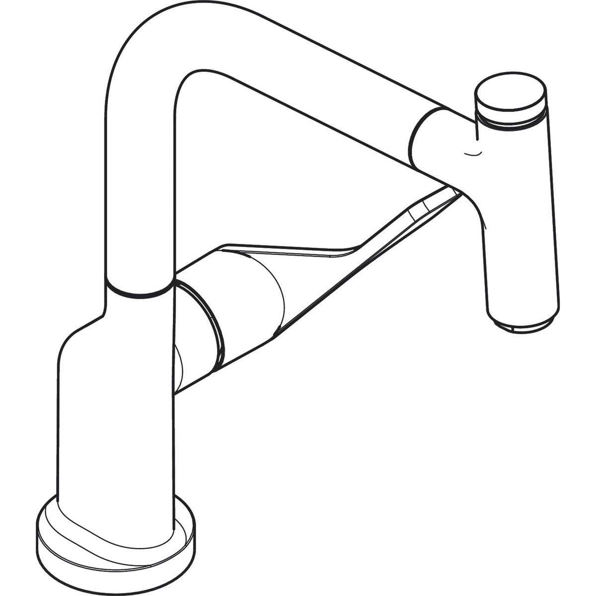 AXOR-Citterio-Single-lever-kitchen-mixer-230-with-pull-out-spout-EcoSmart-39864-technical-04