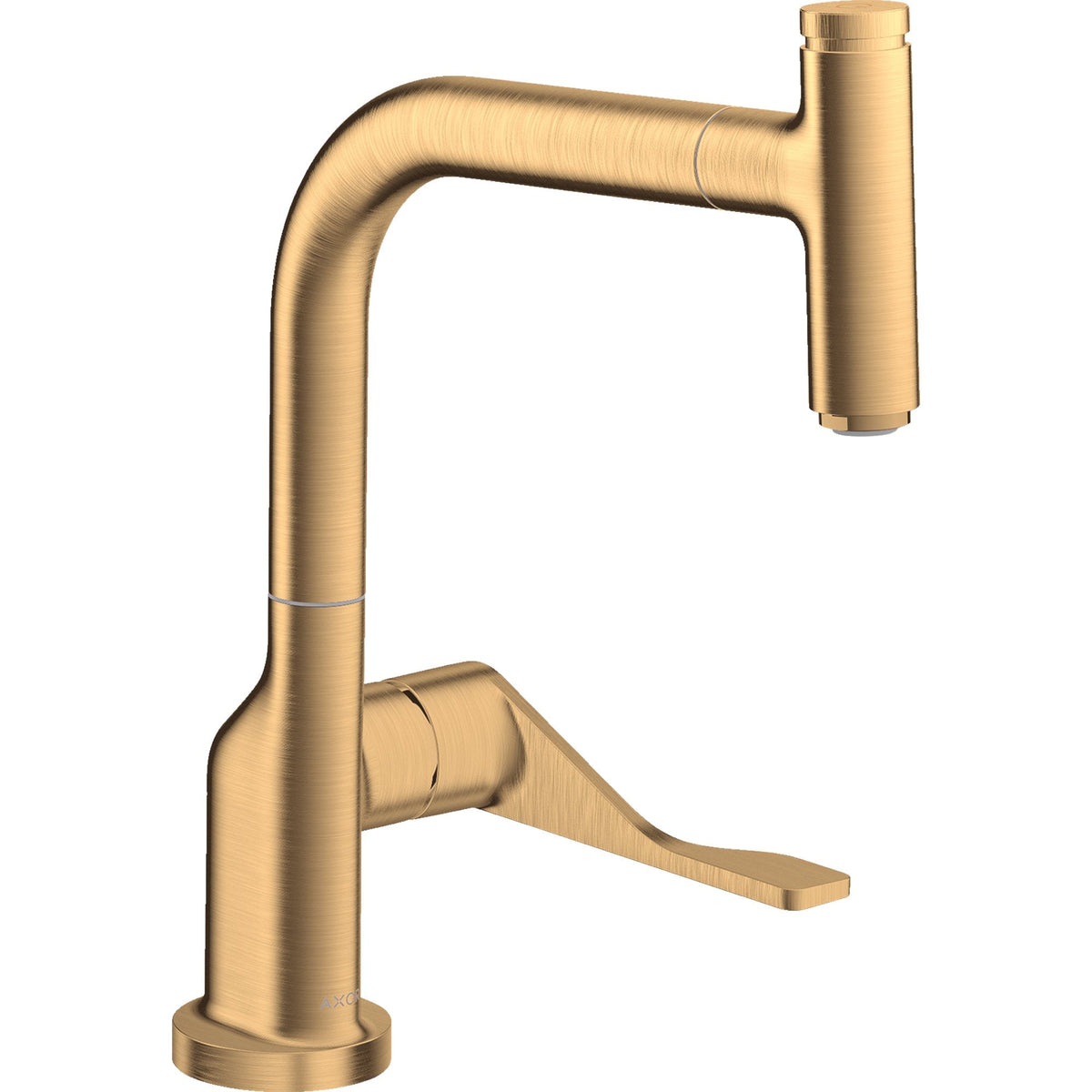 AXOR-Citterio-Single-lever-kitchen-mixer-230-with-pull-out-spout-EcoSmart-Brushed-Brass-39864950