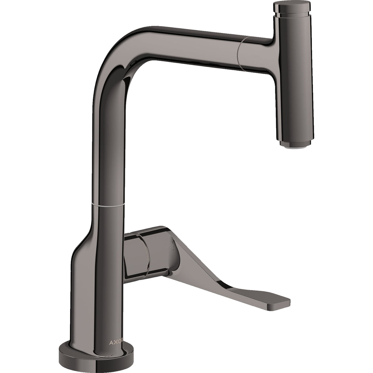 AXOR-Citterio-Single-lever-kitchen-mixer-230-with-pull-out-spout-EcoSmart-Polished-Black-Chrome-39864330