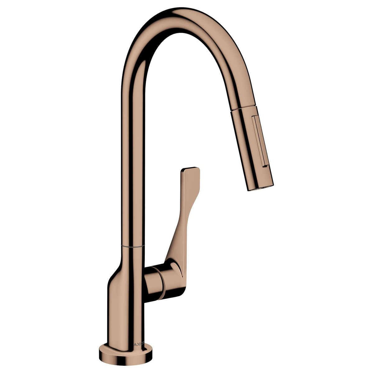 AXOR-Citterio-Single-lever-kitchen-mixer-250-with-pull-out-spray-Polished-Red-Gold-39835300