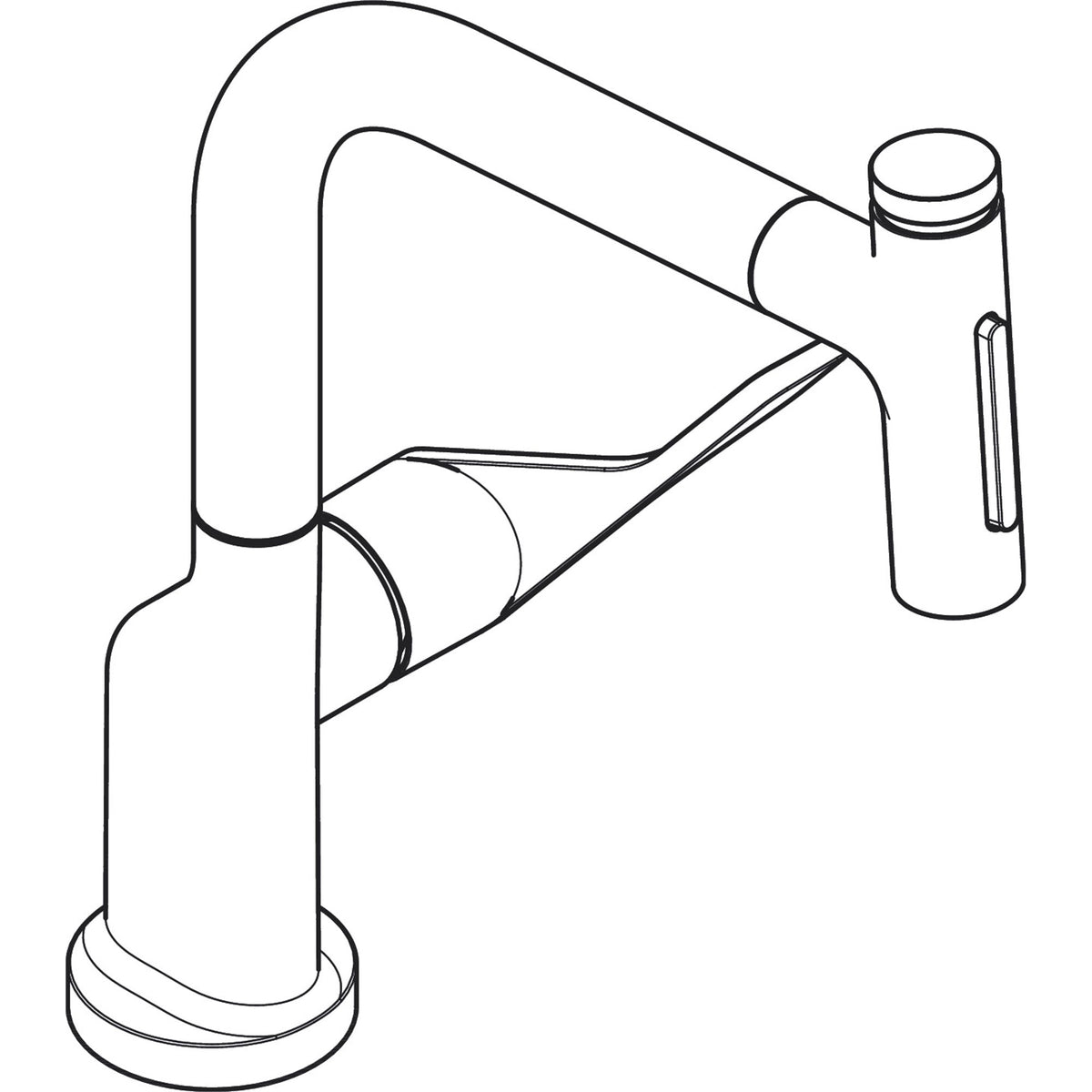 AXOR-Citterio-Single-lever-kitchen-mixer-Select-230-2jet-with-pull-out-spray-39863-technical-04