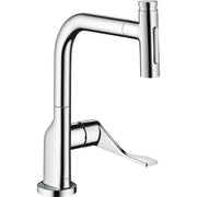 AXOR-Citterio-Single-lever-kitchen-mixer-Select-230-2jet-with-pull-out-spray-Chrome-39863000
