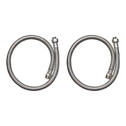 AXOR Connection tube set for 2 hole rim mounted thermostatic bath mixer Chrome 13089000