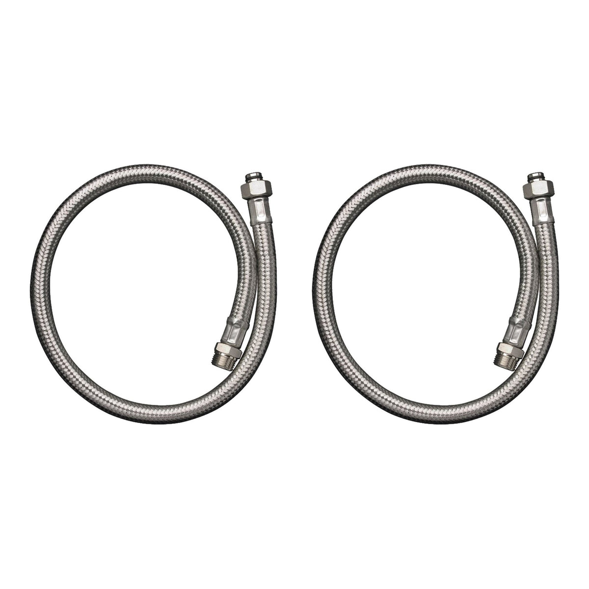 AXOR Connection tube set for 2 hole rim mounted thermostatic bath mixer Chrome 13089000