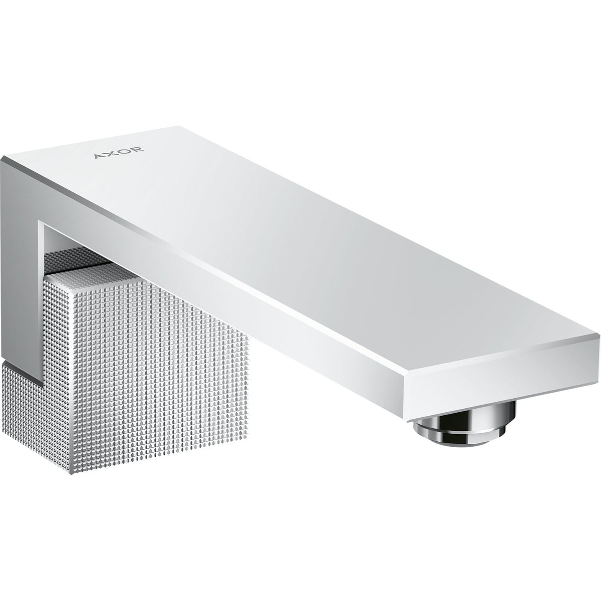 AXOR-Edge-Bath-spout-diamond-cut-Chrome-46411000