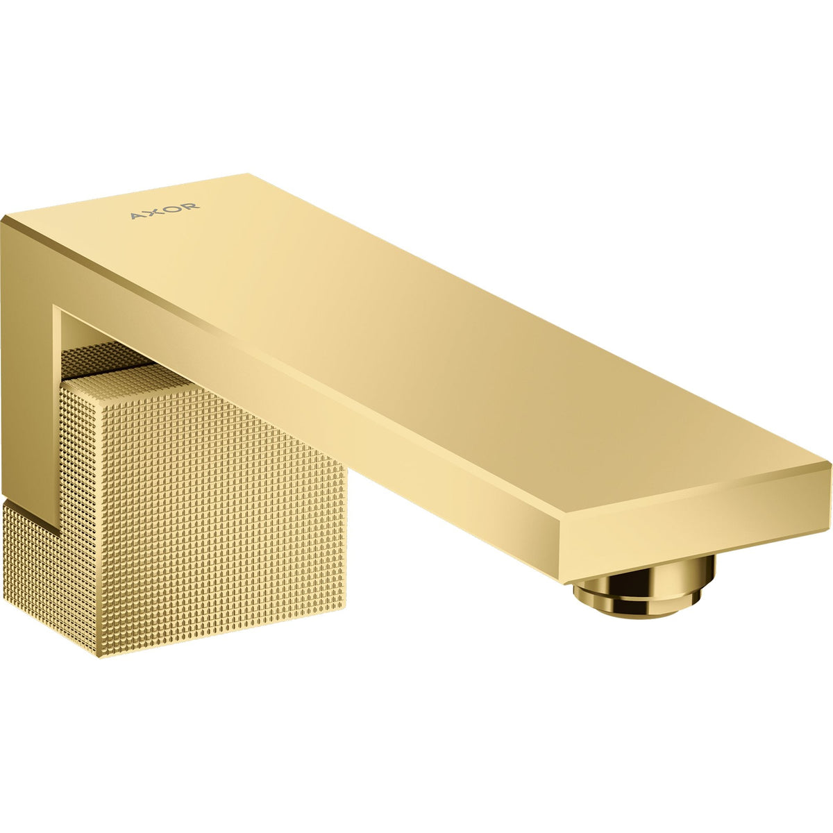 AXOR-Edge-Bath-spout-diamond-cut-Polished-Gold-Optic-46411990