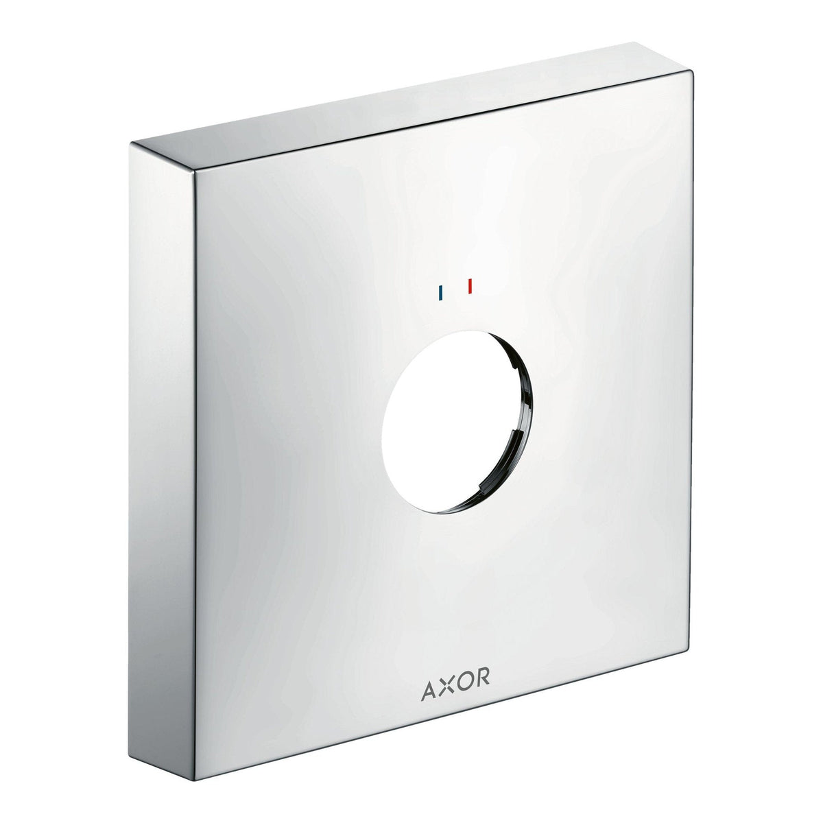 AXOR Extension element square 1 hole red blue Chrome 14965000
