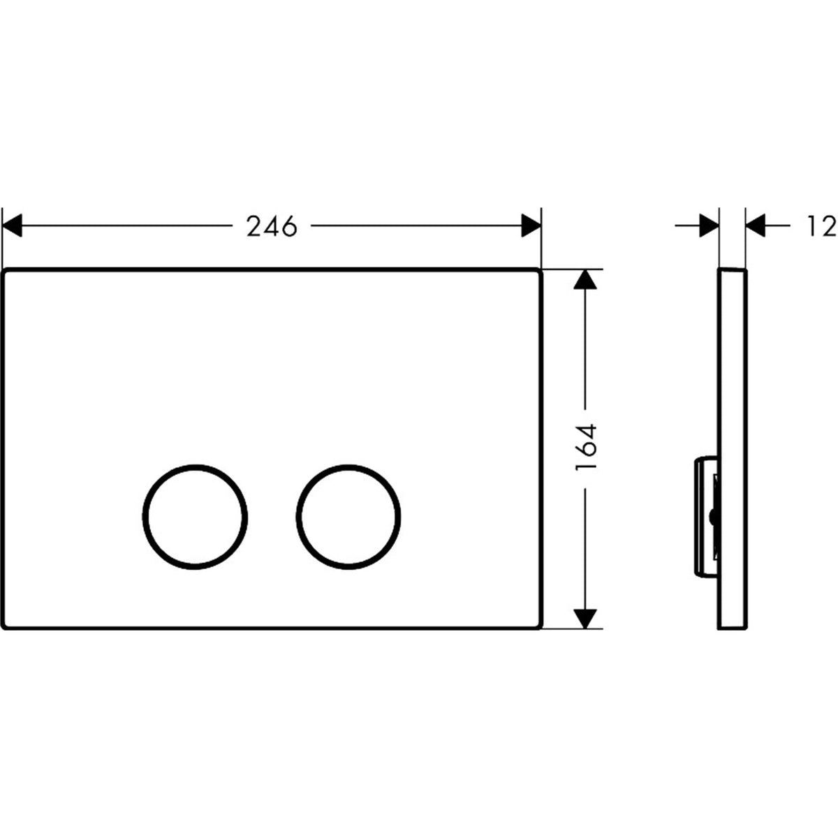 AXOR-FlushPlate-Flush-plate-for-hansgrohe-iFrame-universal-42531-technical-01