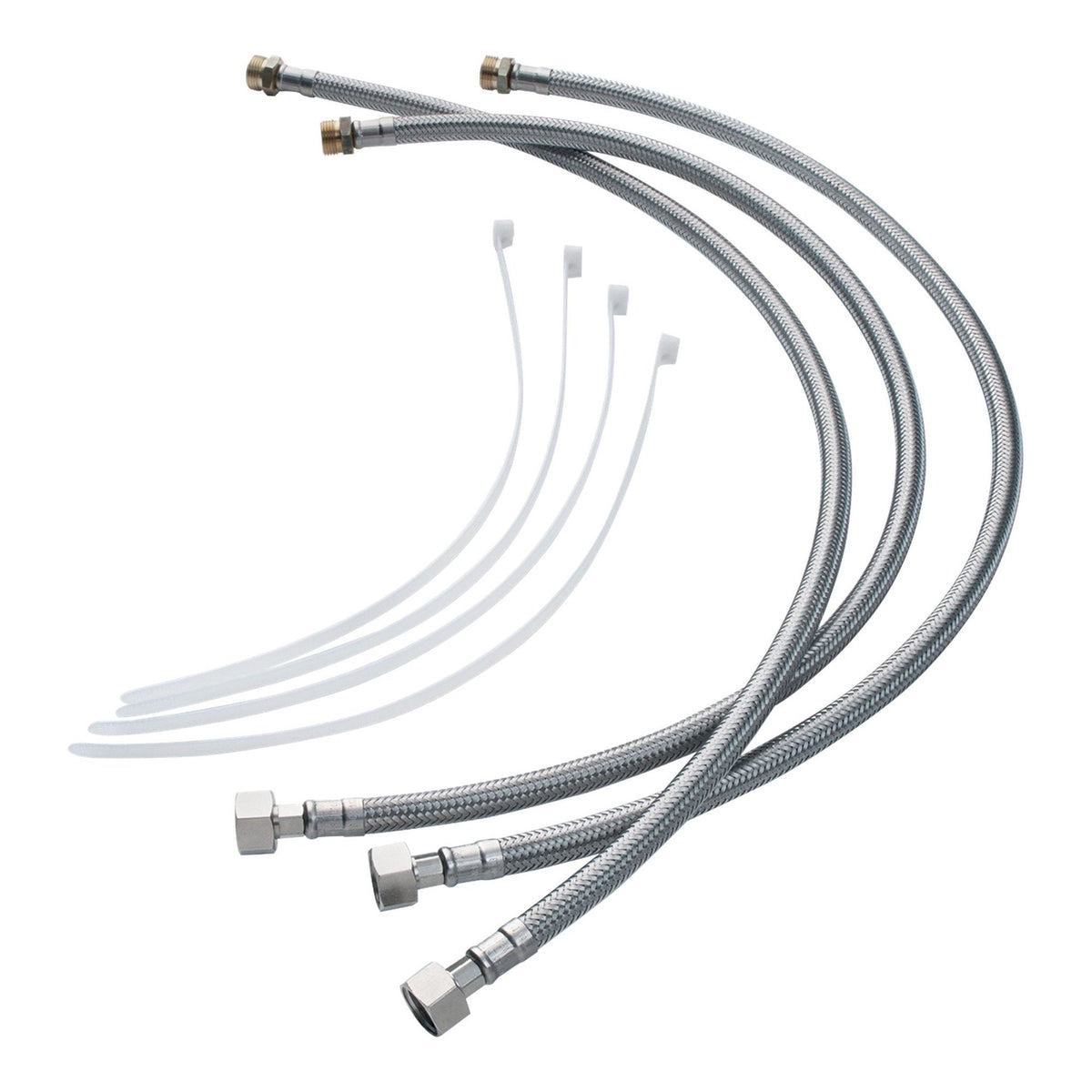 AXOR Hose extension set for 2 hole basin mixer Chrome 38960000