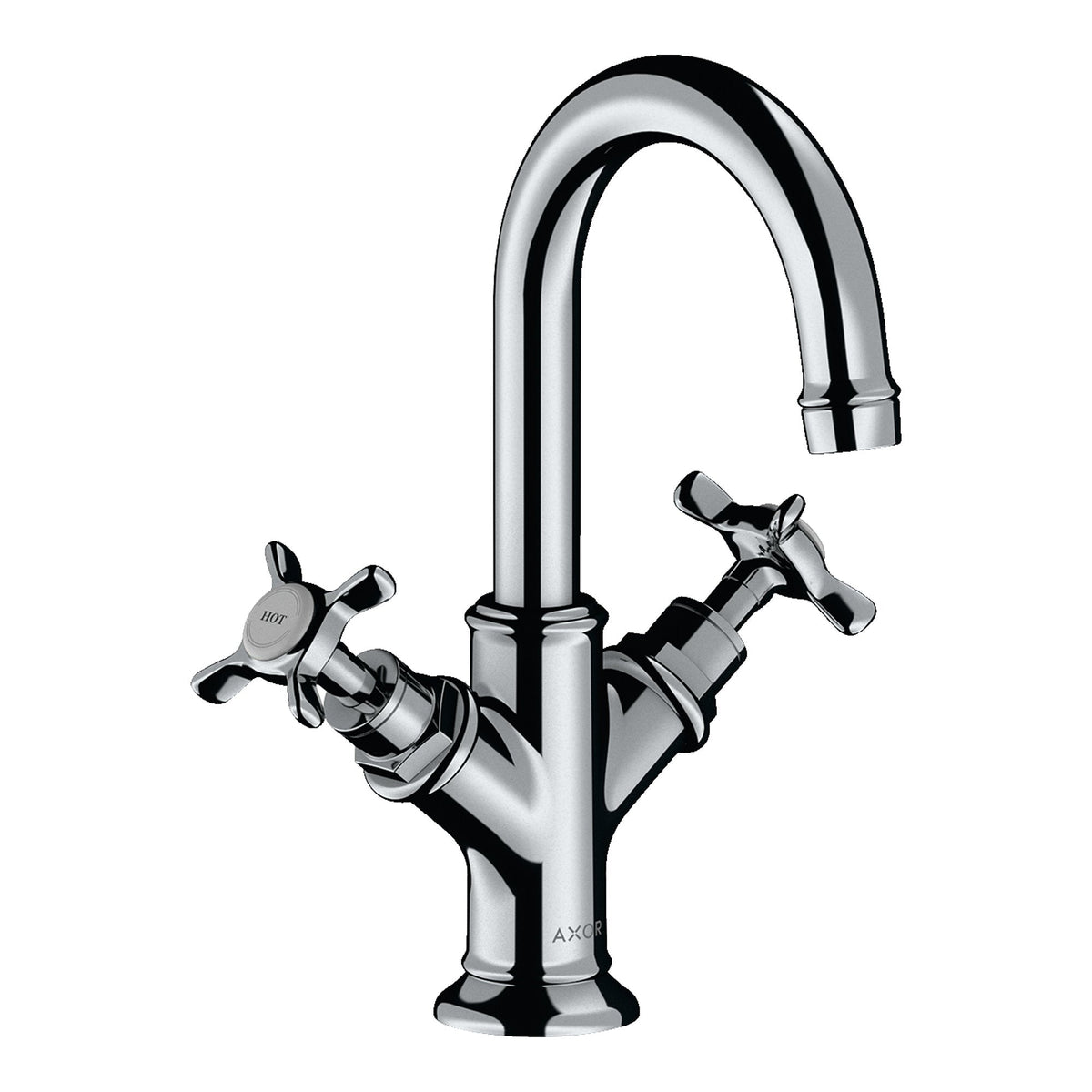AXOR-Montreux-2-handle-basin-mixer-160-with-cross-handles-for-hand-wash-basins-with-pop-up-waste-set-Polished-Chrome-16505020
