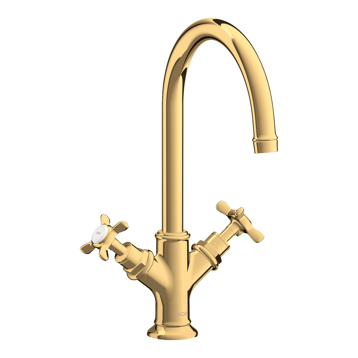 AXOR-Montreux-2-handle-basin-mixer-210-with-cross-handles-and-pop-up-waste-set-Polished-Brass-16502930