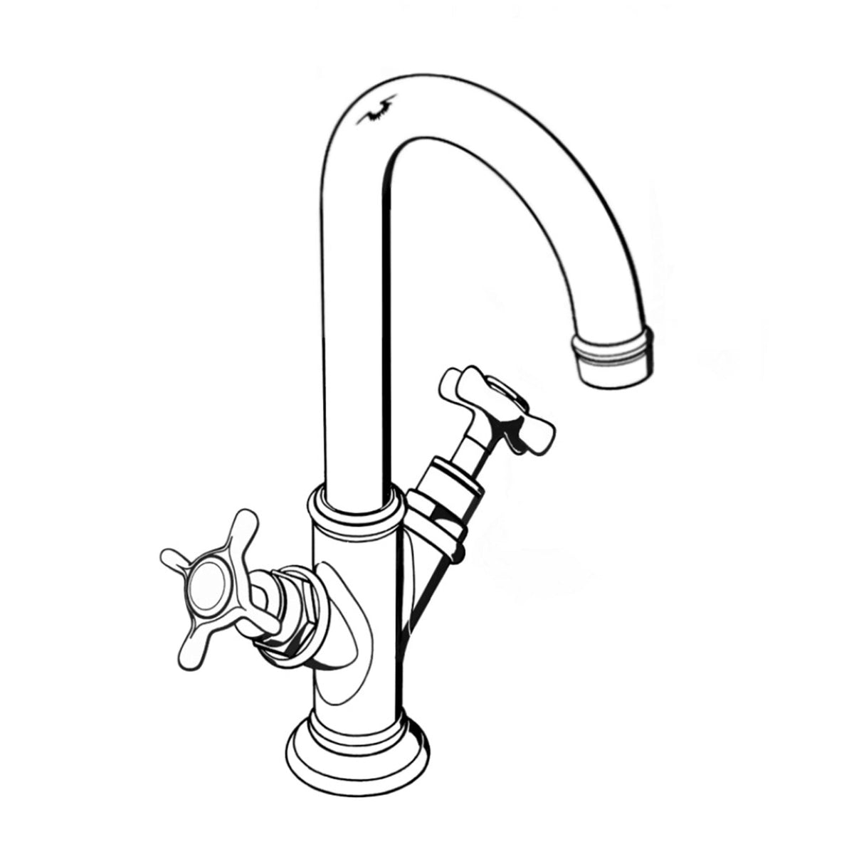 AXOR-Montreux-2-handle-basin-mixer-210-with-cross-handles-and-waste-set-16506-technical-03
