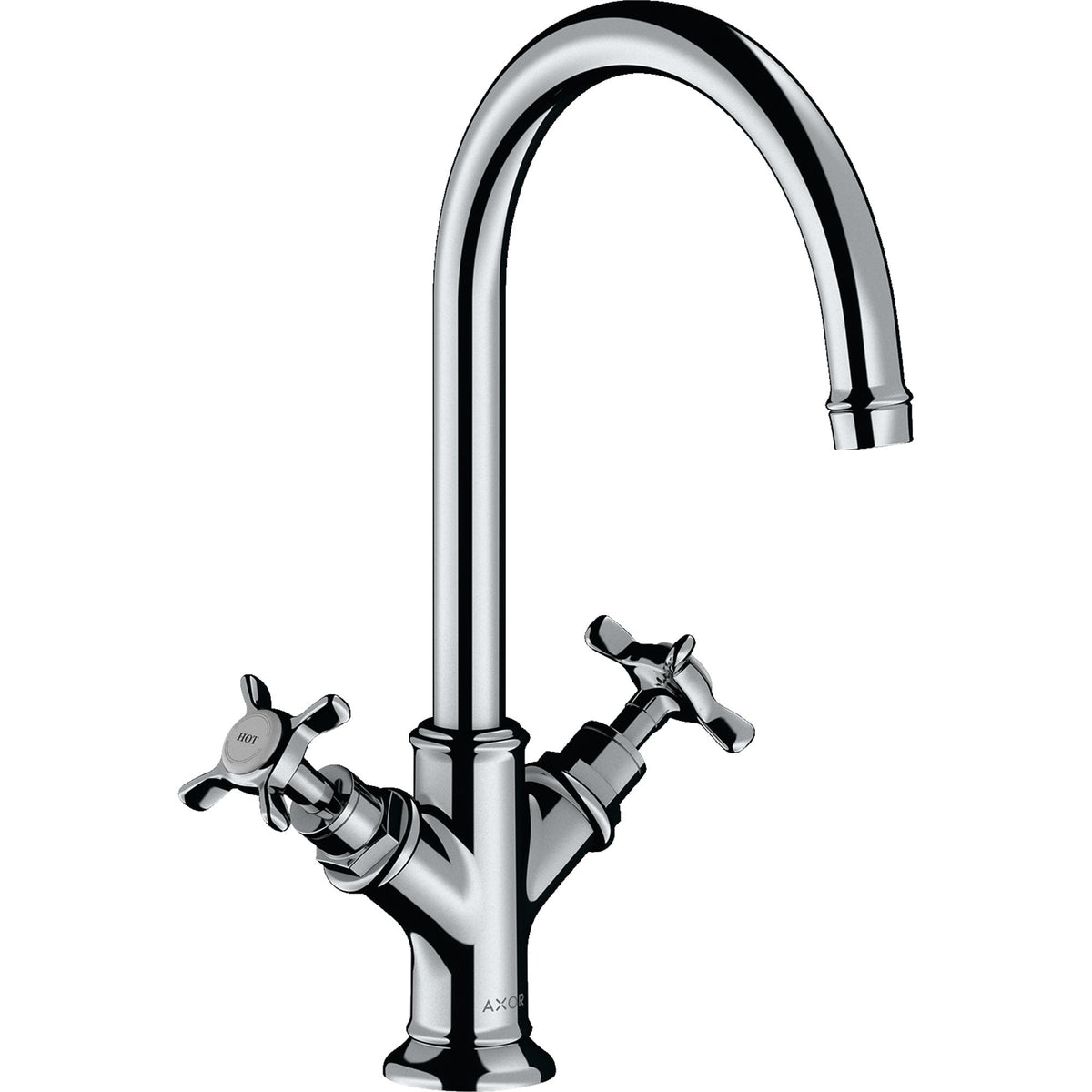AXOR-Montreux-2-handle-basin-mixer-210-with-cross-handles-and-waste-set-Polished-Chrome-16506020