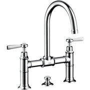AXOR-Montreux-2-handle-basin-mixer-220-with-lever-handles-and-pop-up-waste-set-Chrome-16511000